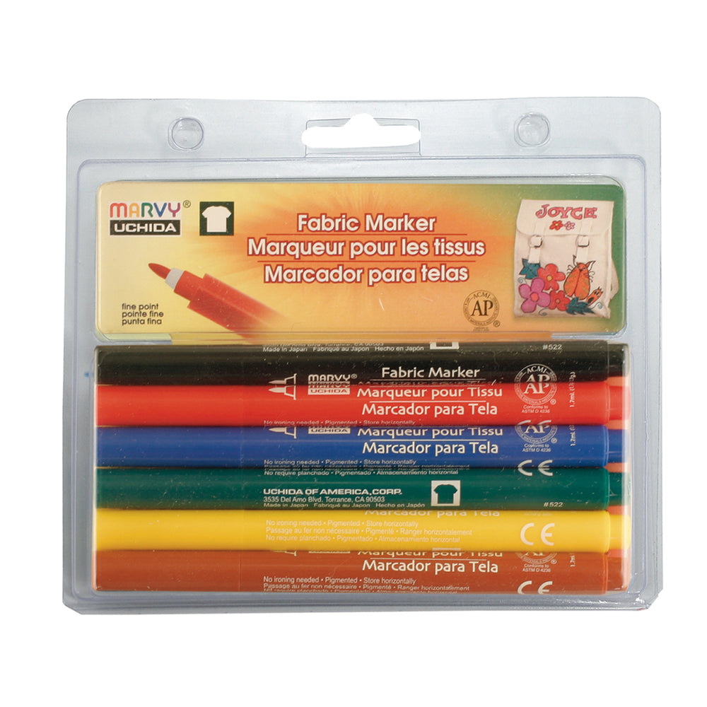 Flipkart.com | EASYSEW fabric marker metal tip Nib Sketch Pens with  Washable Ink -